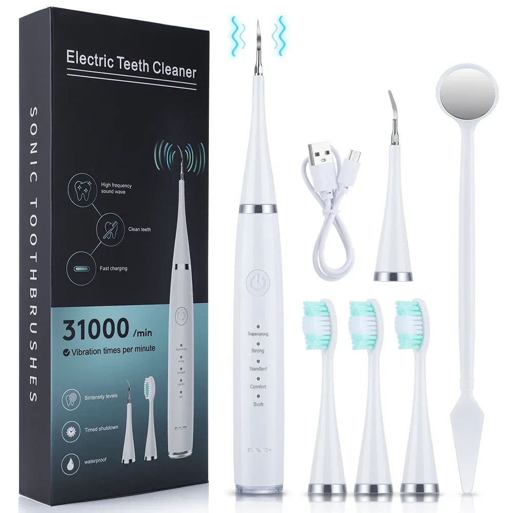 Teeth Whitening Products - 超音波スケーラー 歯のクリーニング 歯石除去 プラーク除去 充電式歯のホワイトニング オーラルケアおよび歯のクリーナー