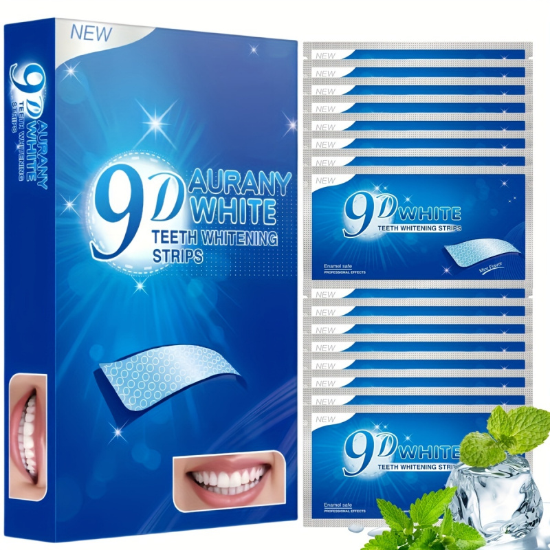 Teeth Whitening Near Me - 9D Aurany ホワイト歯ホワイトニング ストリップ 21 ペア、6%