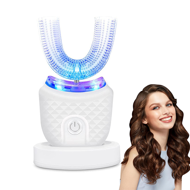 Teeth Whitening Kit With Light - U字型充電式ライトクイックホワイトニング歯のホワイトナー、プロ仕様の歯のホワイトニングキットで白い笑顔を実現