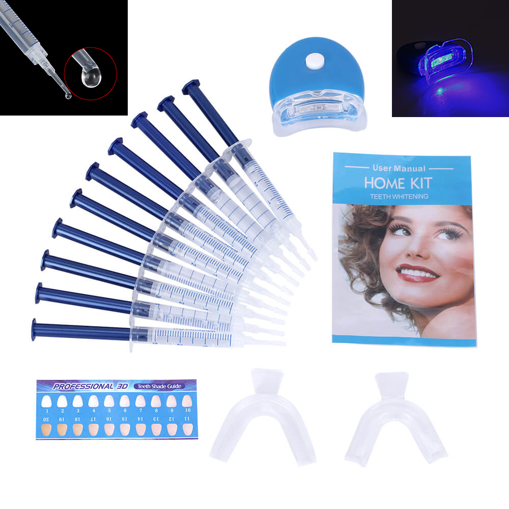 Teeth Whitening Near Me - 1 セット歯のホワイトニング 44% 過酸化物歯科漂白システム口腔ケアジェルキット歯のホワイトナー新しい歯科白機器 LED ライト