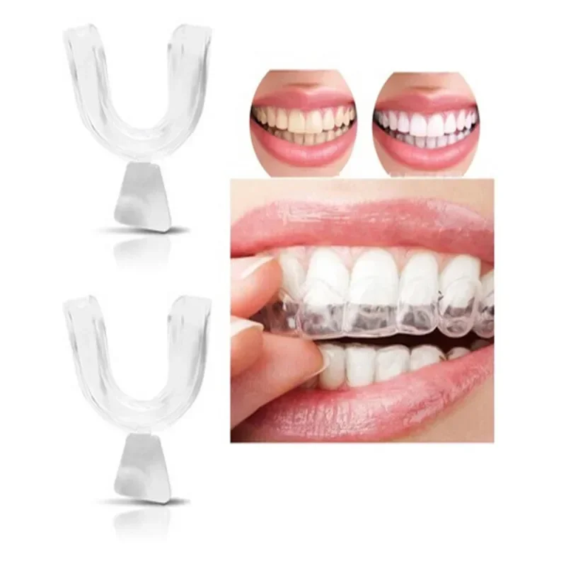 Teeth Whitening Mouth Guard - 2/10個入り 取り外し可能な歯肉保護マウスガード 歯のケア ホワイトニング 熱成形 デンタルマウスガード