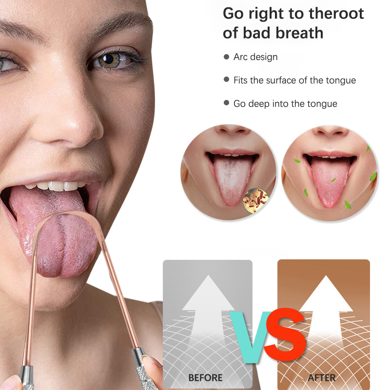 1 個銅舌スクレーパー口腔舌クリーナーブラシ舌歯ブラシ口腔衛 - Tongue Scraper Metal のレビューと価格