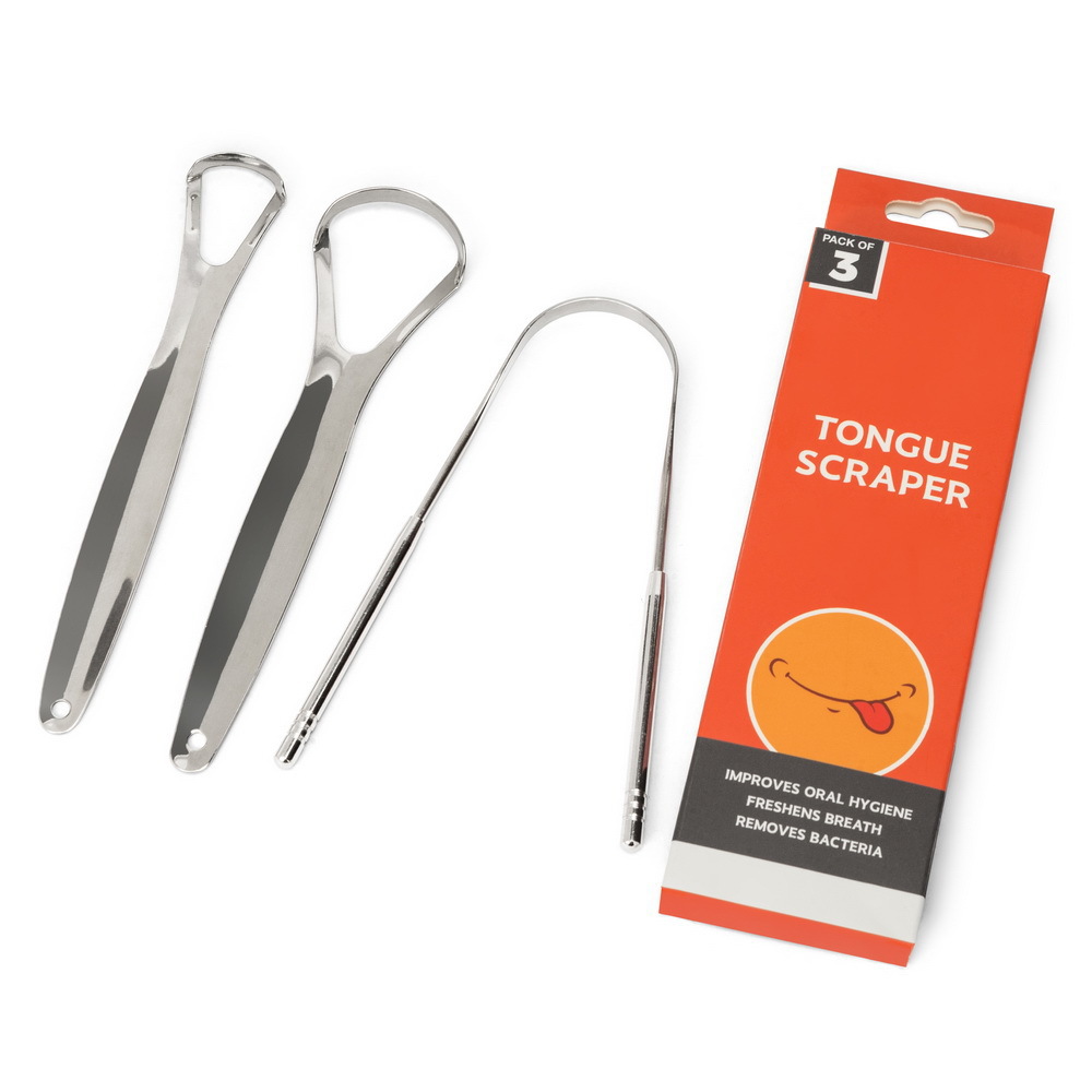 3個/パック 大人＆子供用メタル舌クリーナー ステンレス鋼舌 - Tongue Scraper Metal のレビューと価格