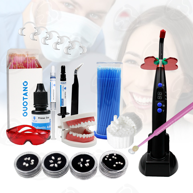最安値 無料OEM歯用宝石キット 光硬化プロ仕様歯用宝石ホワ - Teeth Whitening Kit With Light のレビューと価格