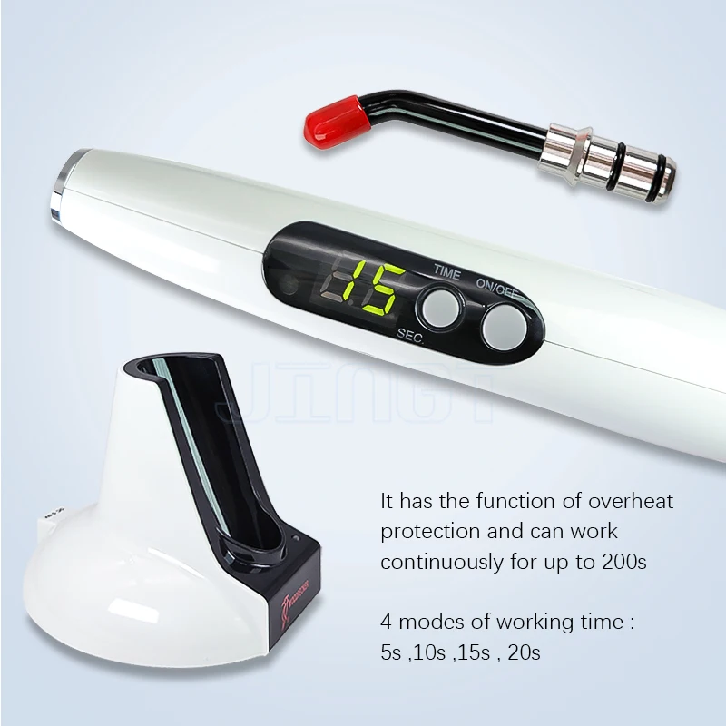 歯科用硬化光ウッドペッカー LED B LED マシン口腔感 - Teeth Whitening Kit With Light のレビューと価格