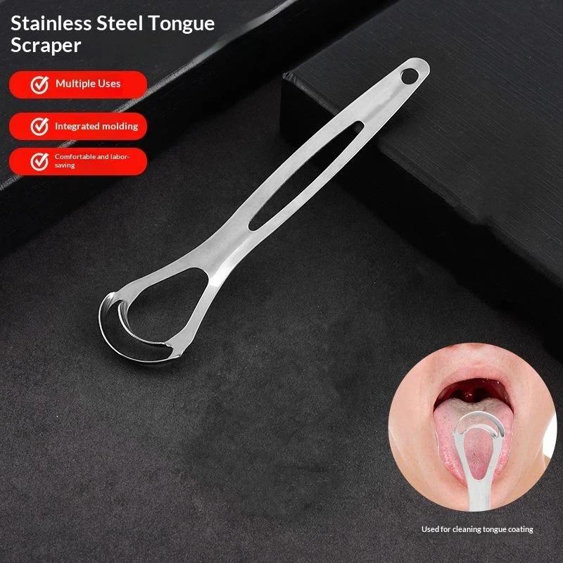 ステンレス鋼舌スクレーパークリーナースクレーパーブラシツール - Tongue Scraper Metal のレビューと価格