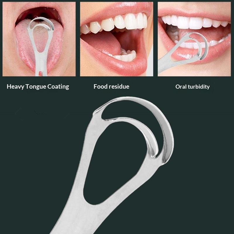 ステンレス鋼舌スクレーパークリーナースクレーパーブラシツール - Tongue Scraper Metal のレビューと価格