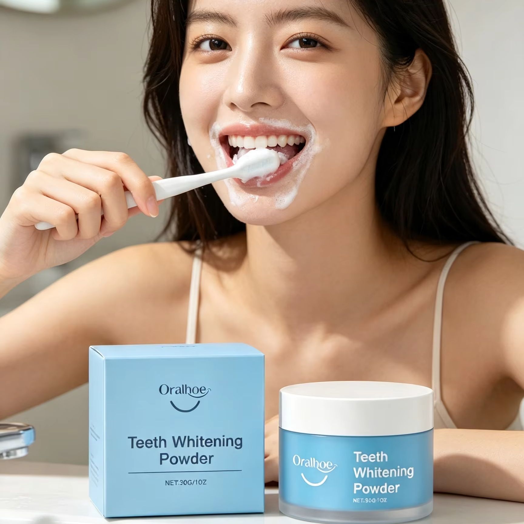 オーラルホー歯磨きパウダー 歯の汚れ除去剤 ディープクリーニ - Teeth Whitening Near Me のレビューと価格