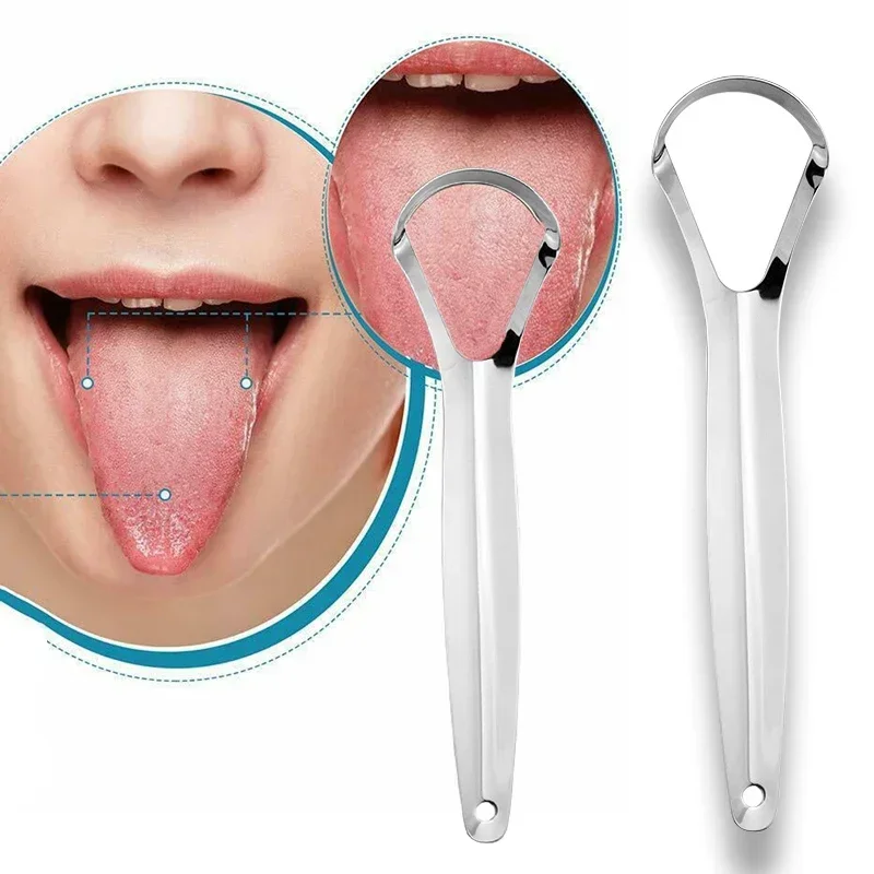 口臭舌コーティング舌スクレーパーステンレス鋼クリーニングリム - Tongue Scraper Metal のレビューと価格