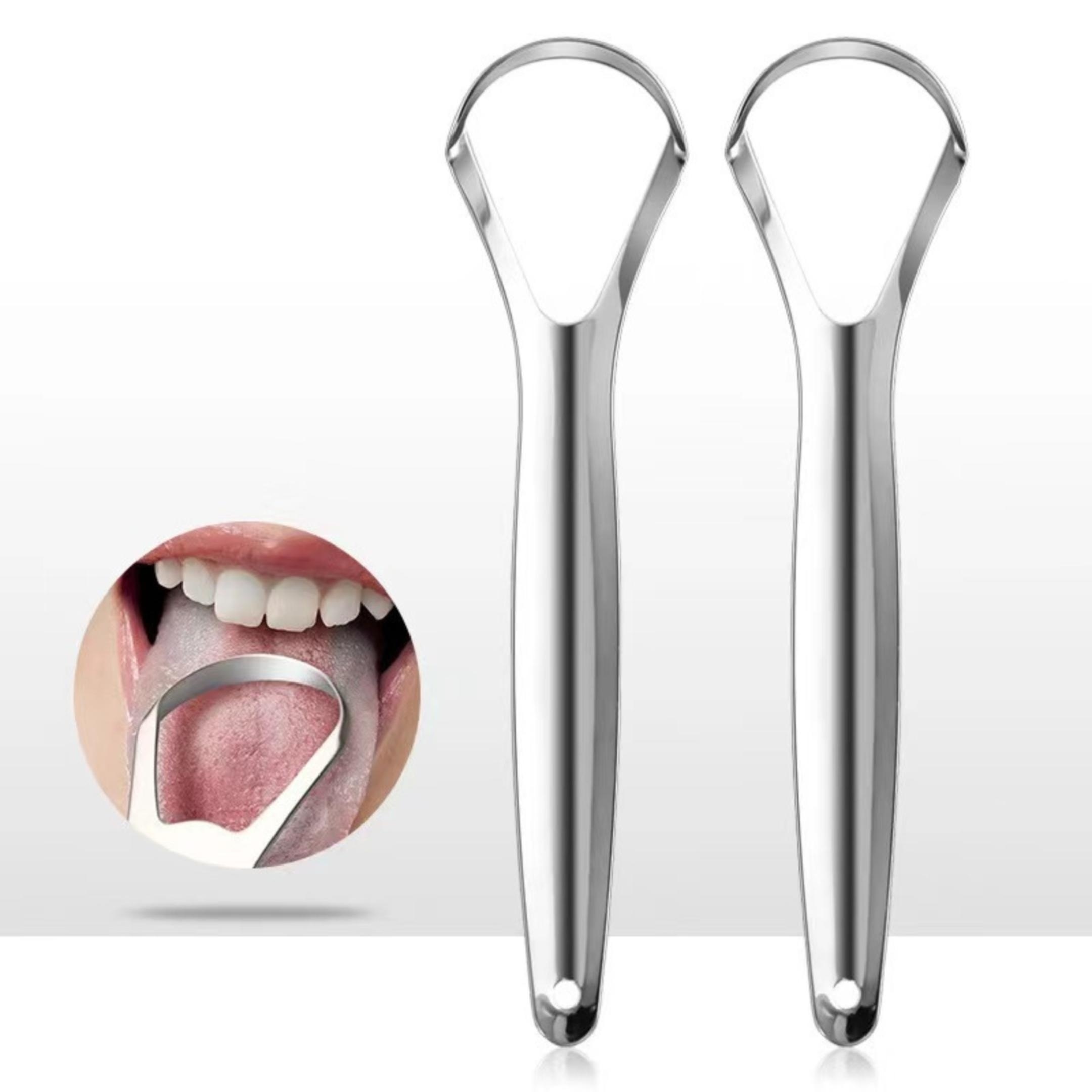 【ステンレス舌スクレーパー】ステンレス舌スクレーパー |   - Tongue Scraper Metal のレビューと価格