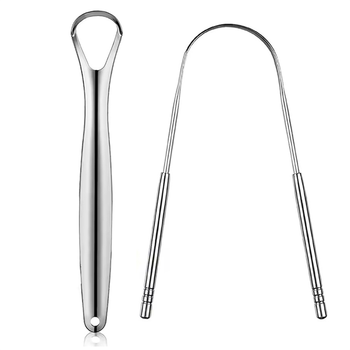 1/2/3個入りステンレス鋼舌クリーナーセット、再利用可能な - Tongue Scraper Metal のレビューと価格