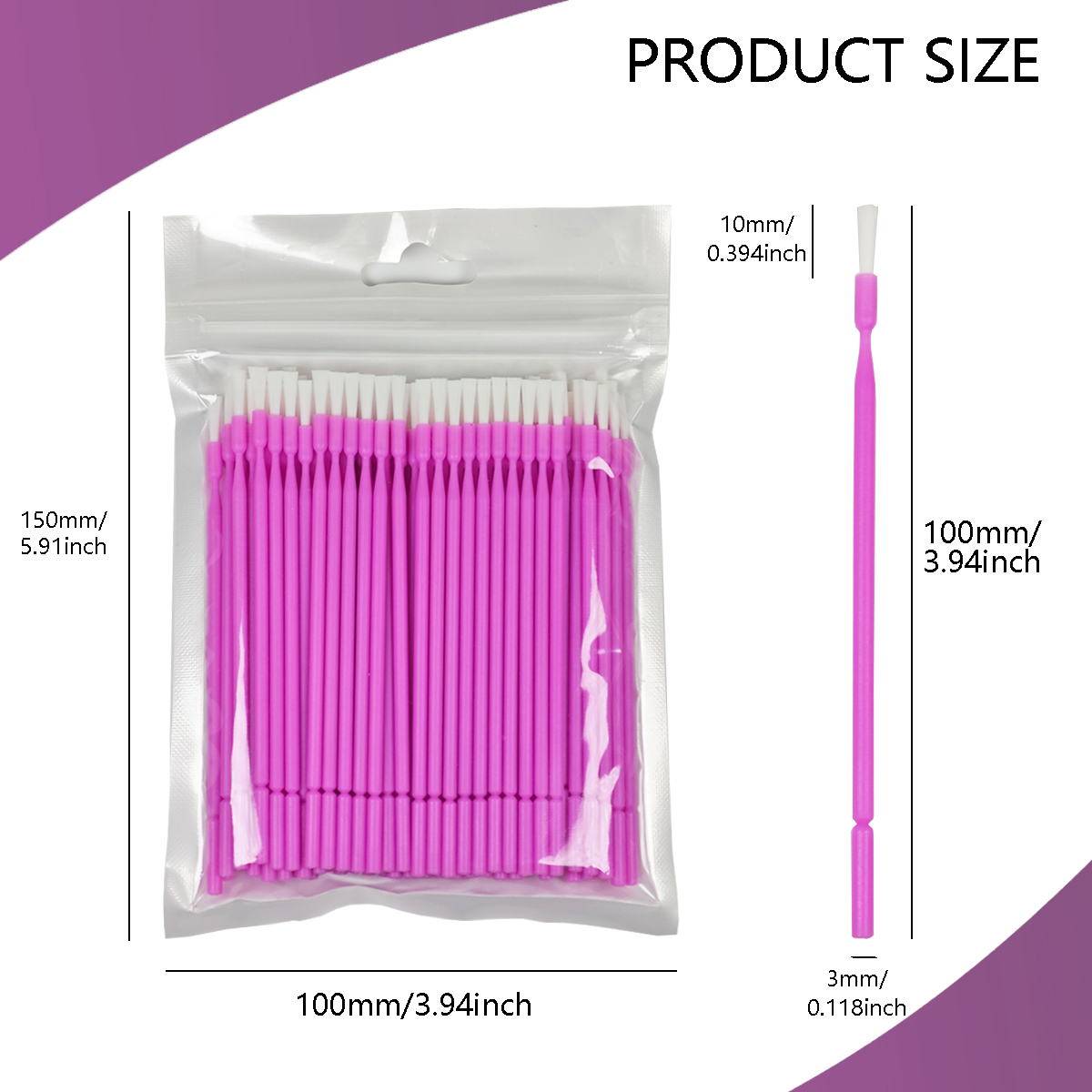 100 個歯科用使い捨てマイクロブラシアプリケーター曲げ可能 - Teeth Whitening Products のレビューと価格
