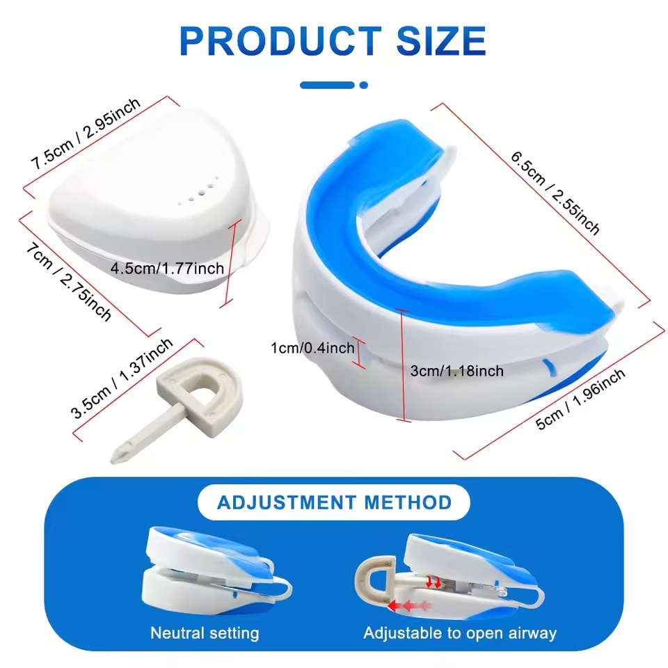 調整可能ないびき防止マウスピース、夜間歯ぎしり防止マウスガー - Dental Guard Night のレビューと価格