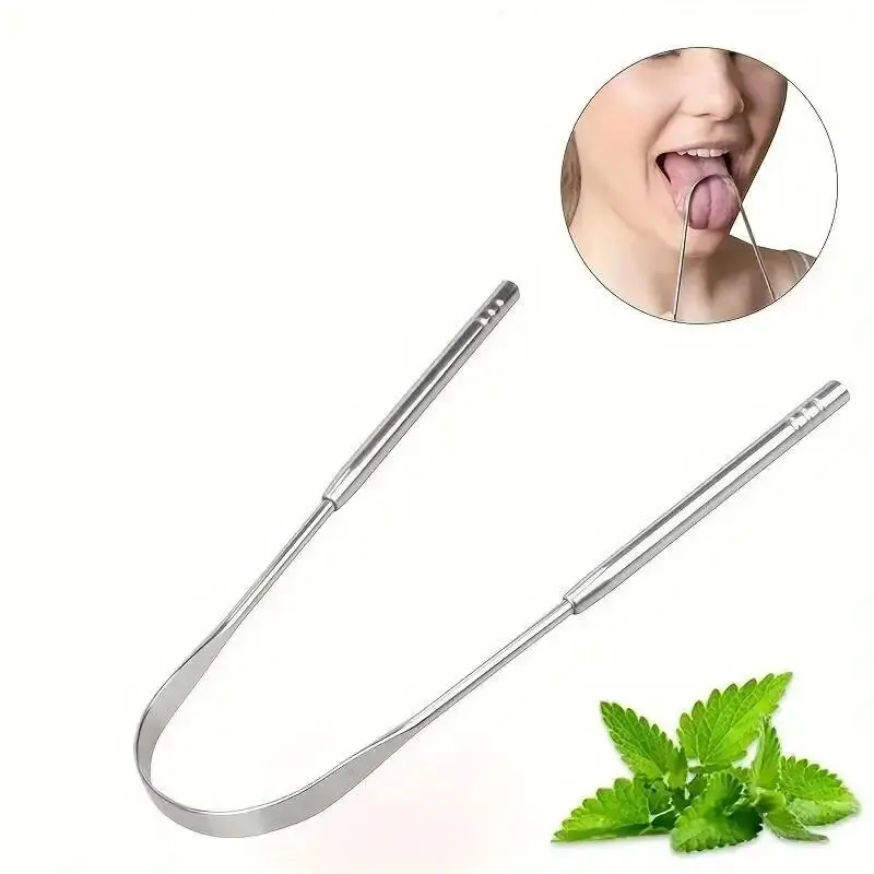 ステンレス鋼舌スクレーパー金属舌フレッシュブレスクリーニング - Tongue Scraper Metal のレビューと価格