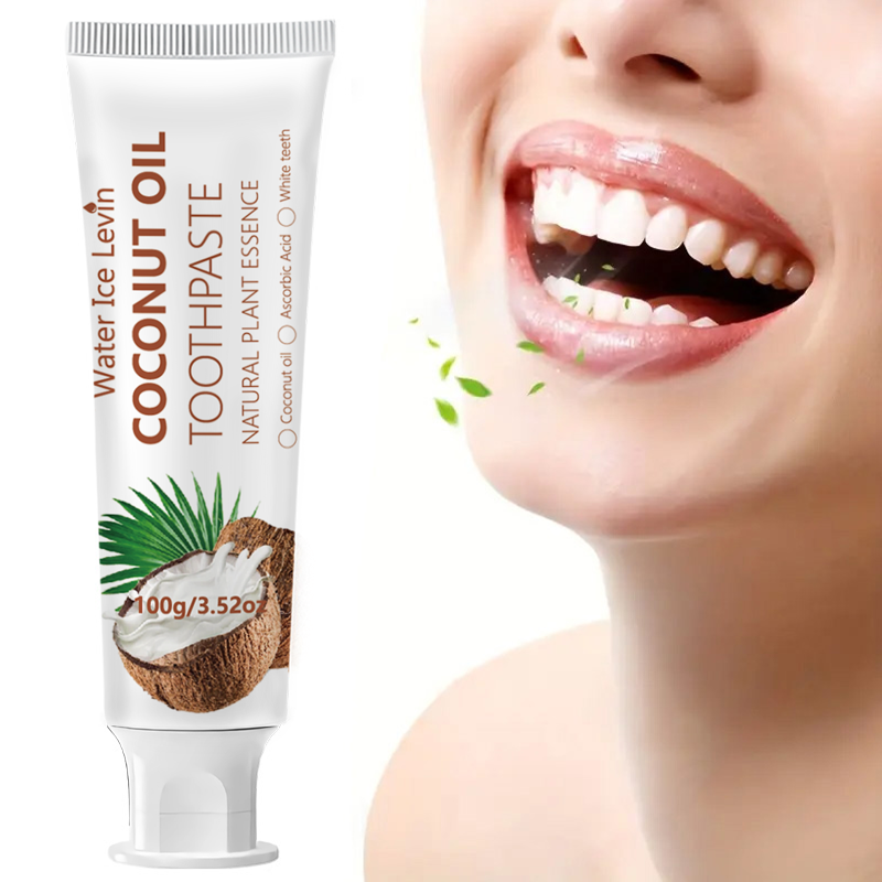 ココナッツオイル歯磨き粉 100g 天然植物エキス配合 歯を - Teeth Whitening Products のレビューと価格