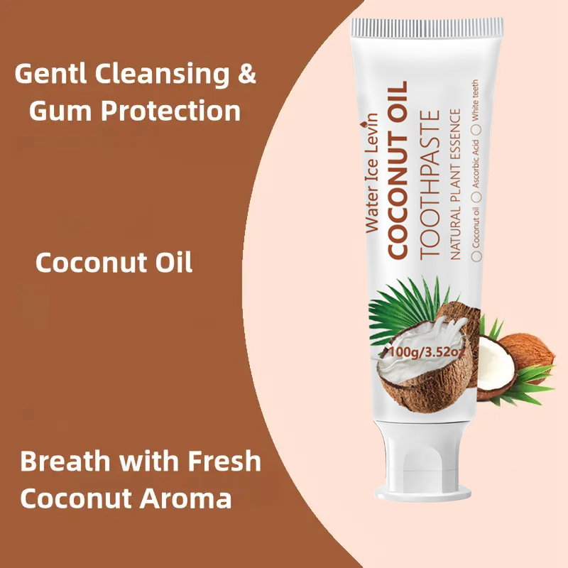 ココナッツオイル歯磨き粉 100g 天然植物エキス配合 歯を - Teeth Whitening Products のレビューと価格