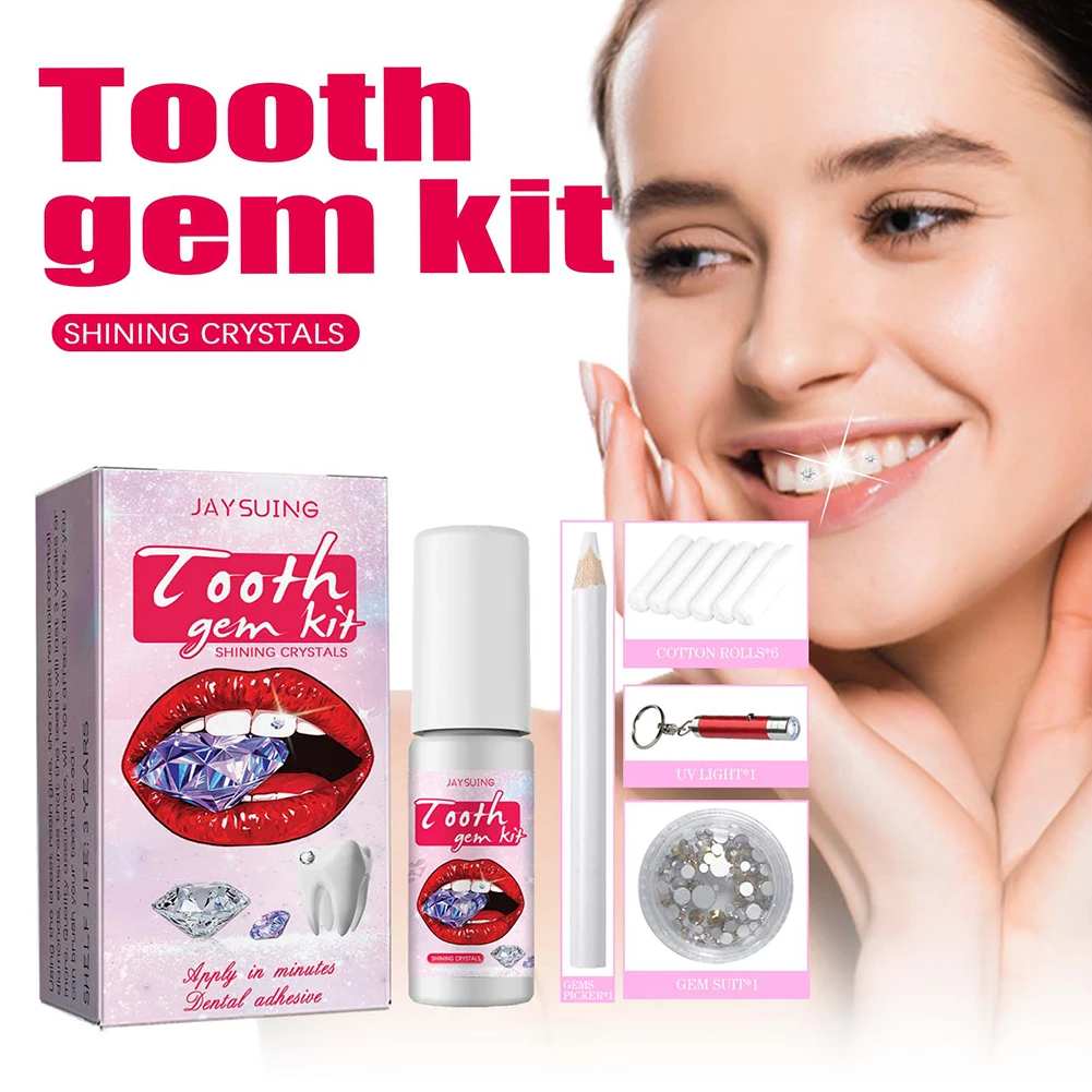 宝石キット,樹脂接着剤,プロの装飾,日曜大工,頑丈 - Teeth Whitening Kit With Light のレビューと価格